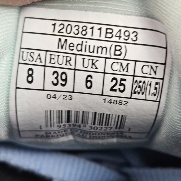 Brooks Adrenaline GTS 23 Shoes Womens Size 8 Blue Pink Athletic Running Sneakers - Picture 14 of 16